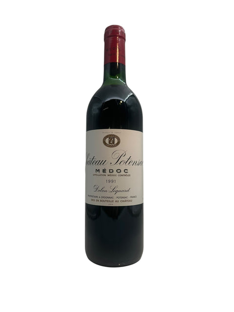 Château Potensac Medoc 1991 – bottle