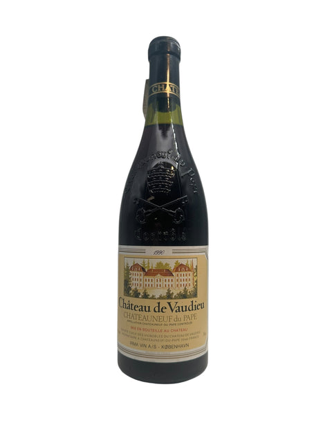 Châteauneuf du Pape Château de Vaudieu 1990 – bottle