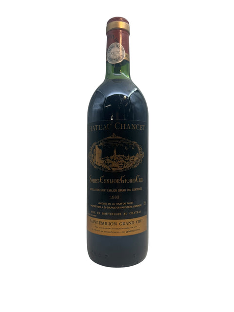 Saint-Émilion Grand Cru Château Chancet 1983 – bottle