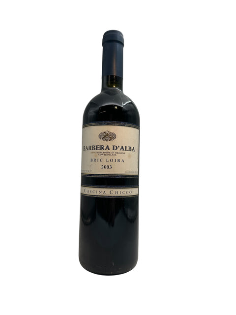 Barbera d'Alba Cascina Chicco 2003 – bottle