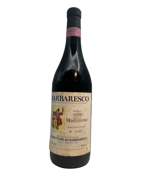 Barbaresco 1990 Riserva Montestefano – bottle
