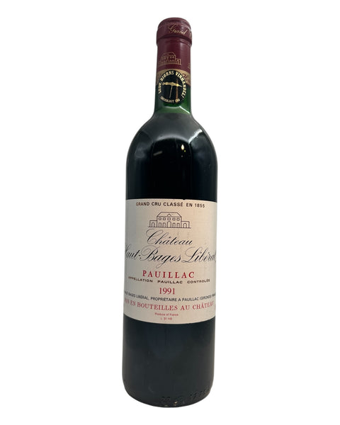 Château Haut-Bages Libéral 1991 Pauillac Grand Cru Classé – bottle