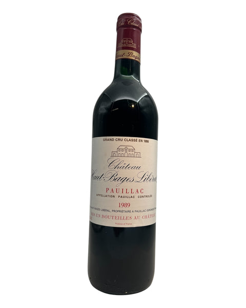 Château Haut-Bages Libéral 1989 Grand Cru Classé – bottle
