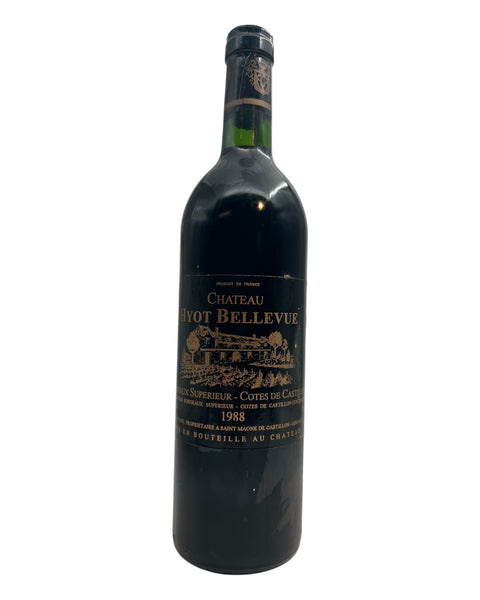 Chateau Hyot Bellevue 1988 – bottle