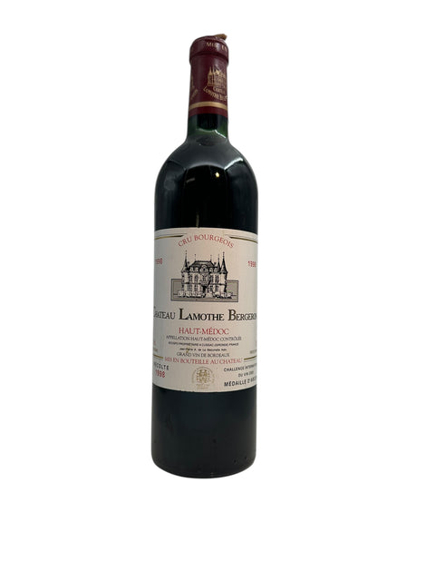 Lamothe Bergeron 1998 – bottle