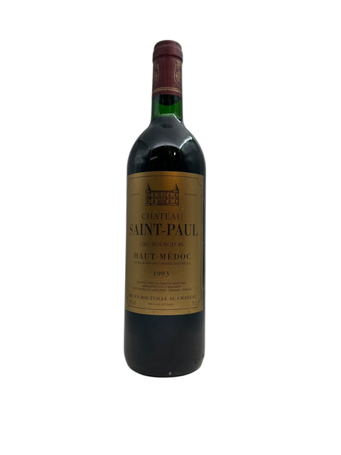 Haut-Médoc Château Saint-Paul 1993 – bottle