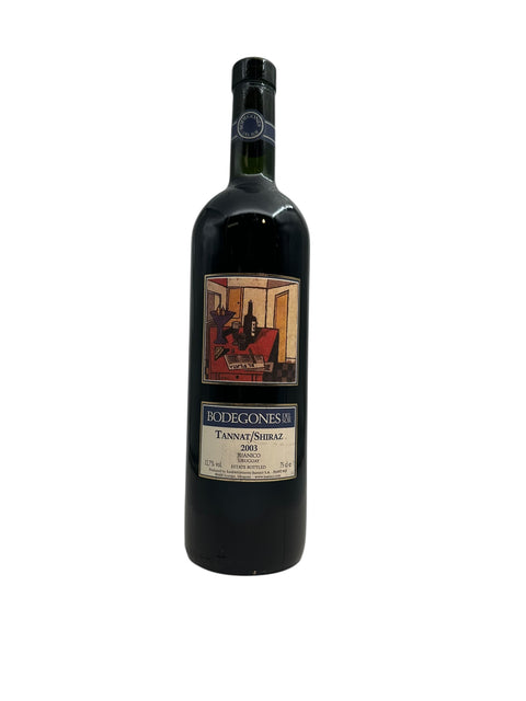 Tannat Shiraz Bodegones del Sur 2003 – bottle