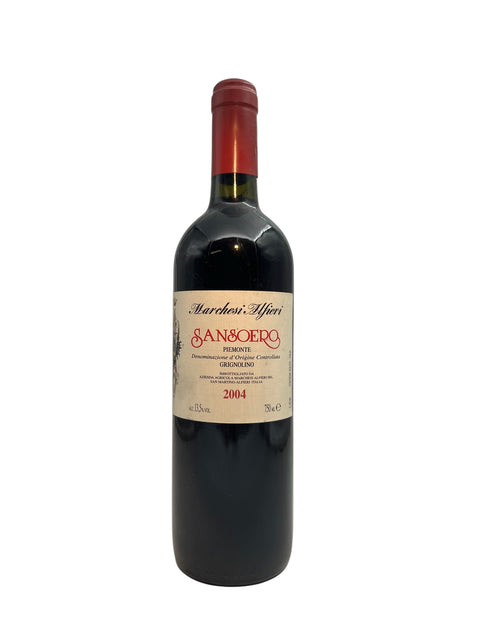 Sansoero - Grignolino - Marchesi Alfieri 2004 – bottle