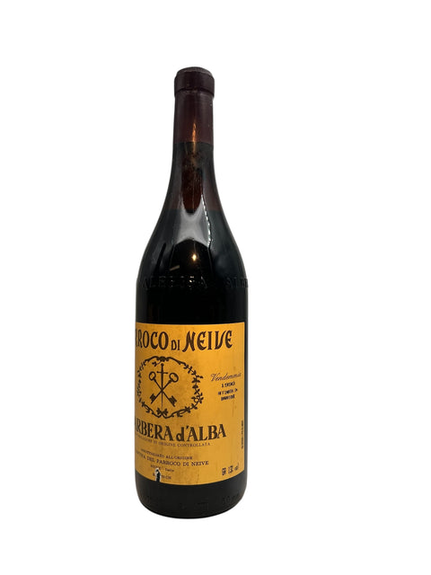 Barbera d'Alba Parroco 1990 – bottle