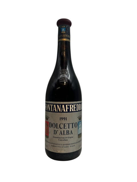 Dolcetto d'Alba Fontanafredda 1991 – bottle