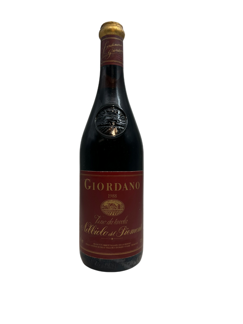 Nebbiolo del Piemonte Giordano 1988 – bottle