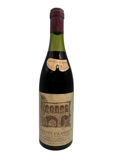 Chianti Classico Podere La Cappella 1972 – bottle