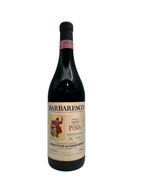 Barbaresco 1990 Produttori del Barbaresco Pora Riserva – bottle
