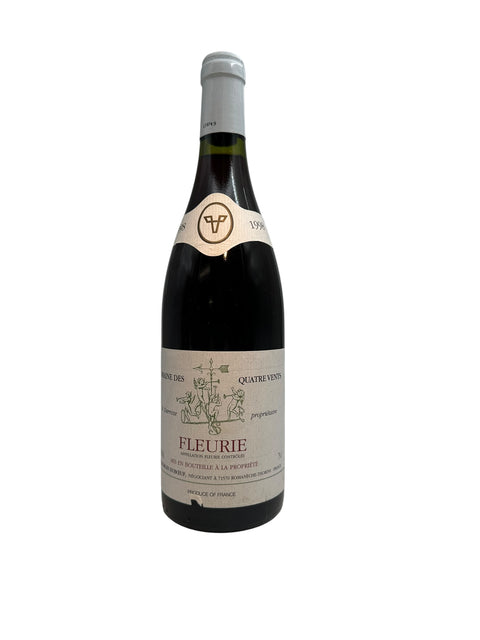 Fleurie Quatre Vents 1998 – bottle