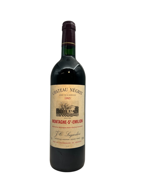 Montagne-St-Emilion Chateau Négrit 1995 – bottle