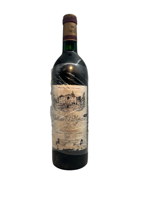 Château Belgrave 1985 from Haut-Médoc bad label Grand Cru Classé – bottle