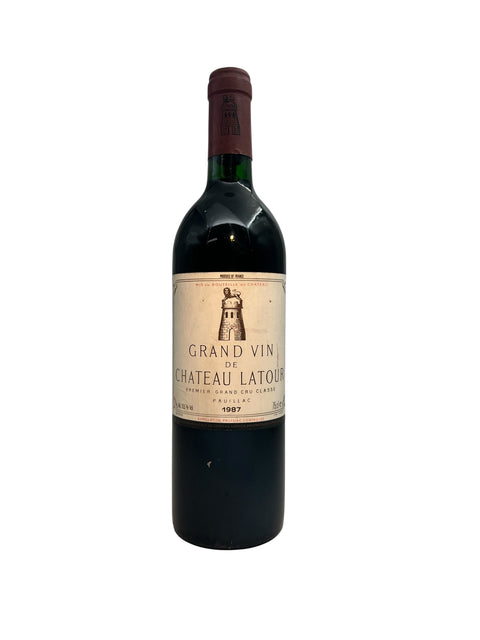 Grand Vin from Chateau Latour 1987 – bottle