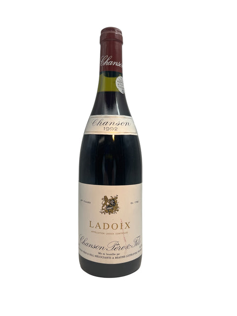 Ladoix Chanson 1992 red wine – bottle