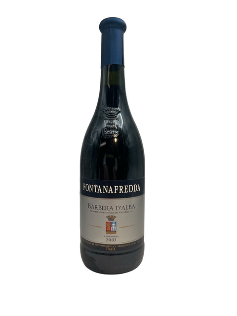 Barbera d'Alba 2003 Fontanafredda – bottle