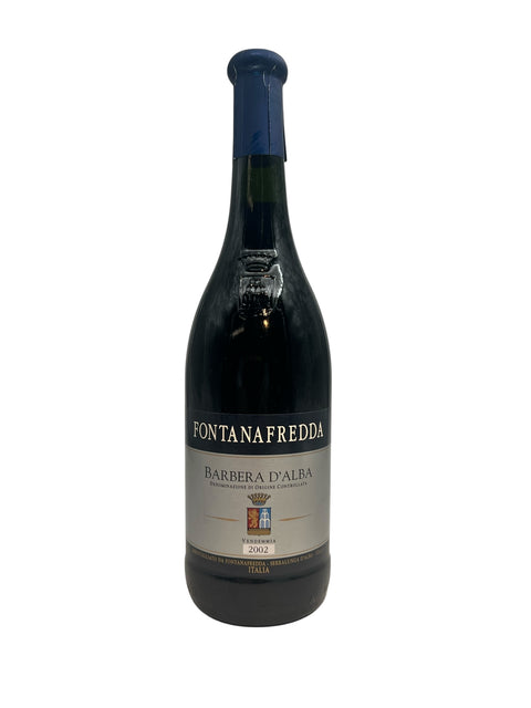 Barbera d'Alba Fontanafredda 2002 red wine – bottle