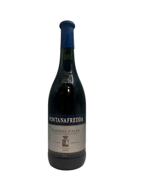 Barbera d'Alba 2000 from Fontanafredda – bottle