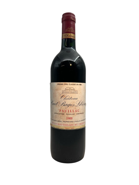 Château Haut-Bages Libéral 1988 – bottle