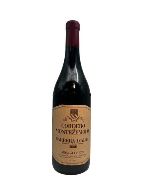 Barbera d'Alba 2000 Cordero Montezemolo – bottle