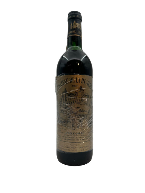 Chateau de la Riviere 1985 – bottle