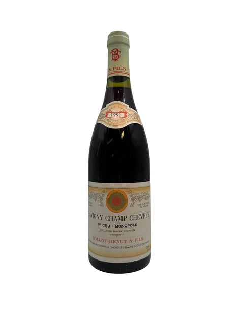 Savigny Champ Chevrey Tollot-Beaut 1991 – bottle