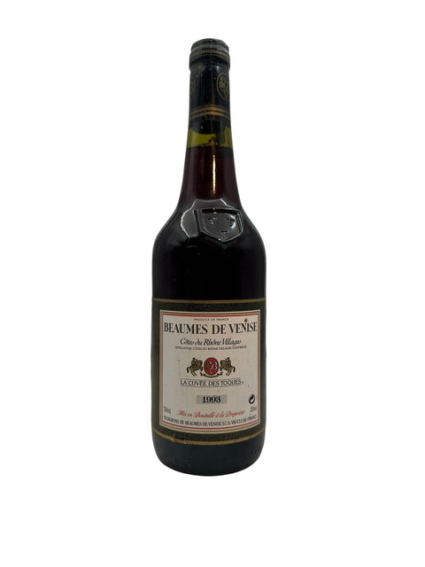 Beaumes de Venise La Cuvée 1993 – bottle