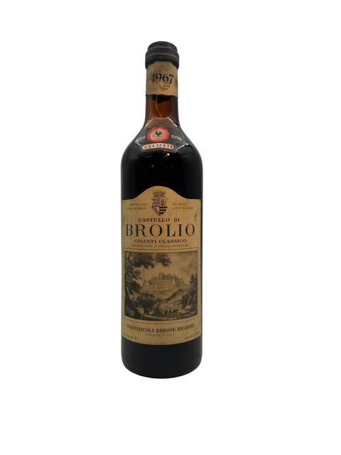 Chianti Classico 1967 Castello di Brolio – bottle