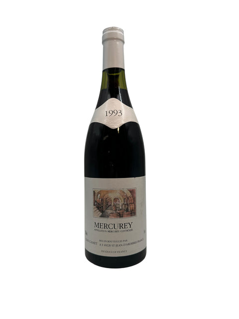 Mercurey Jean Gamet 1993 – bottle