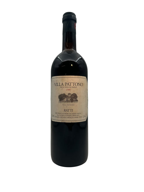Villa Pattono Ratti 1988 – bottle