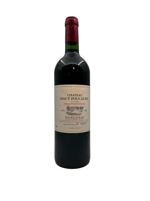 Cuvée Exceptionelle Château Haut Foucauds 1999 Bergerac – bottle