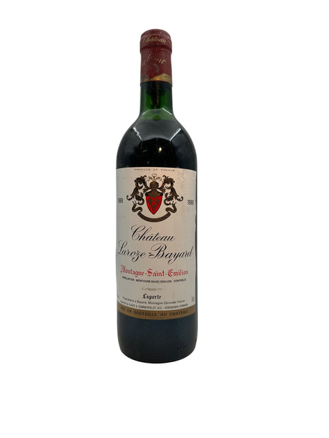 Château Laroze Bayard 1988 – bottle