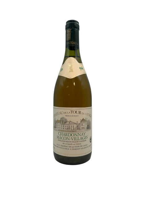 Chardonnay Château de l'Ange 1994 white wine – bottle