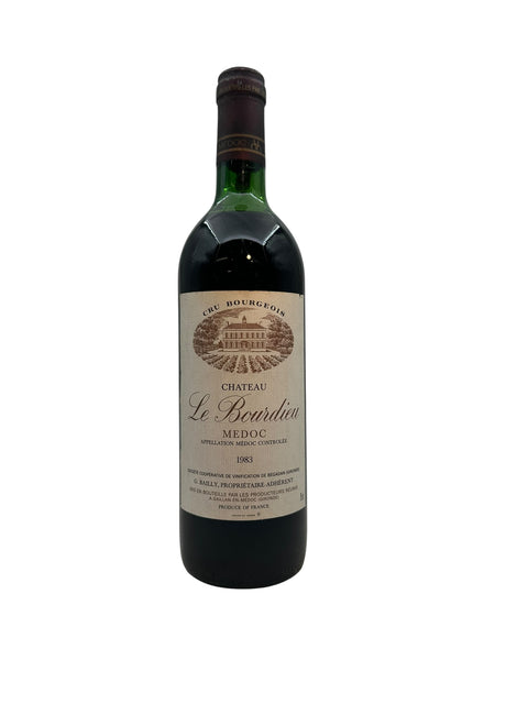 Médoc Chateau Le Bourdieu 1983 Red wine – bottle