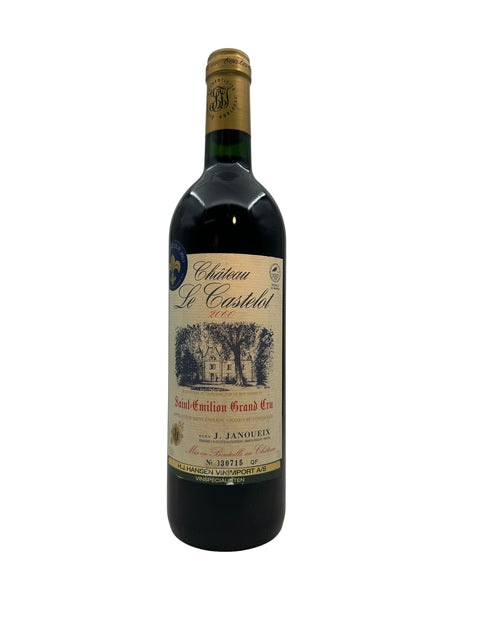 Château Le Castelot 2000 red wine – bottle
