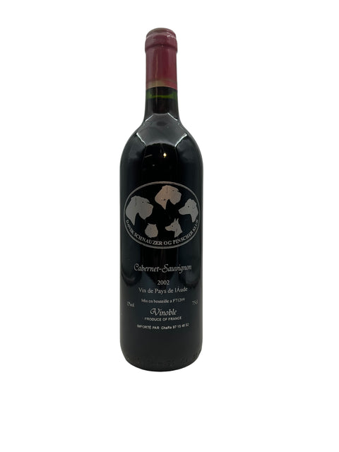 Cabernet-Sauvignon Vinoble 2002 Dansk Schnauzer Klub – bottle