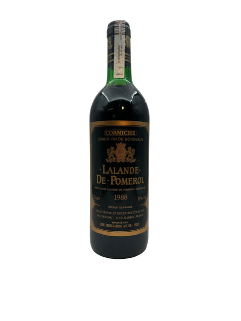 Lalande-de-Pomerol Corniche 1988 – bottle