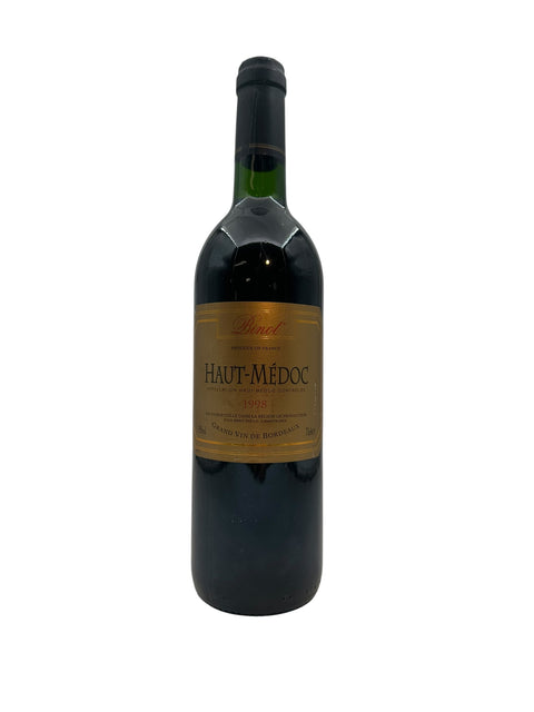 Haut-Médoc Rinot 1998 – bottle