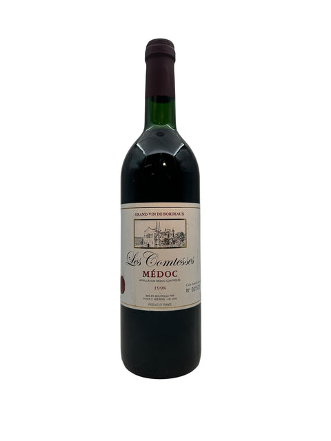 Les Comtesses Médoc 1998 – bottle