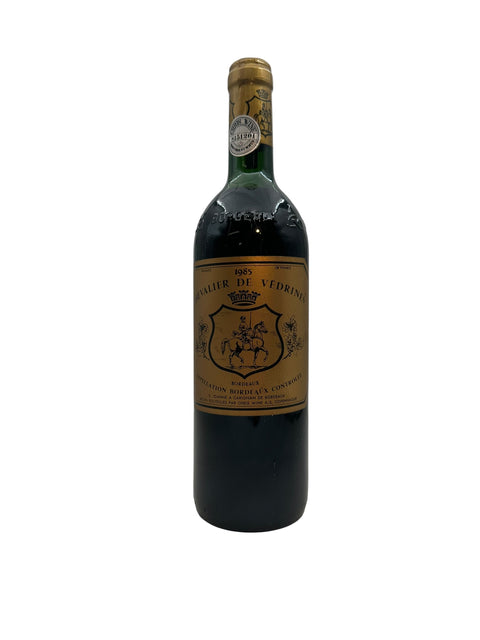 Chevalier de Védrines 1985 Bordeaux – bottle