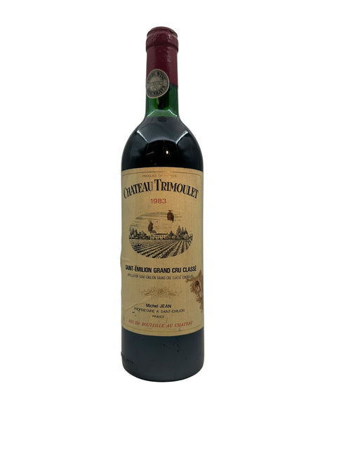 Saint-Émilion Grand Cru Classé Château Trimoulet 1983 – bottle