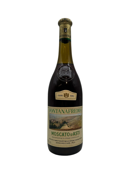 Moscato d'Asti Fontanafredda 1981 – bottle