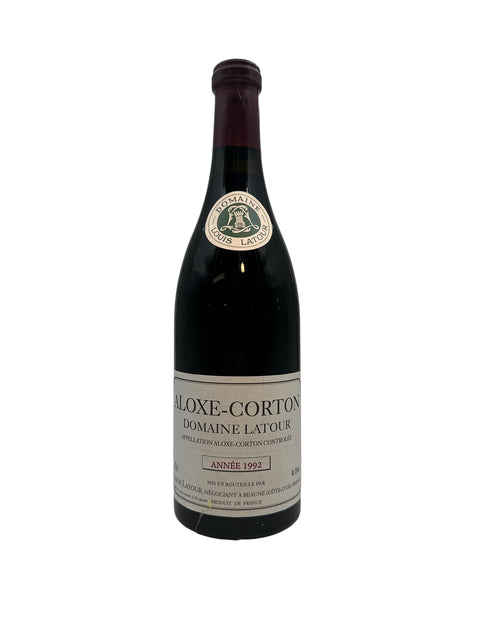 Aloxe-Corton Domaine Latour 1992 – bottle