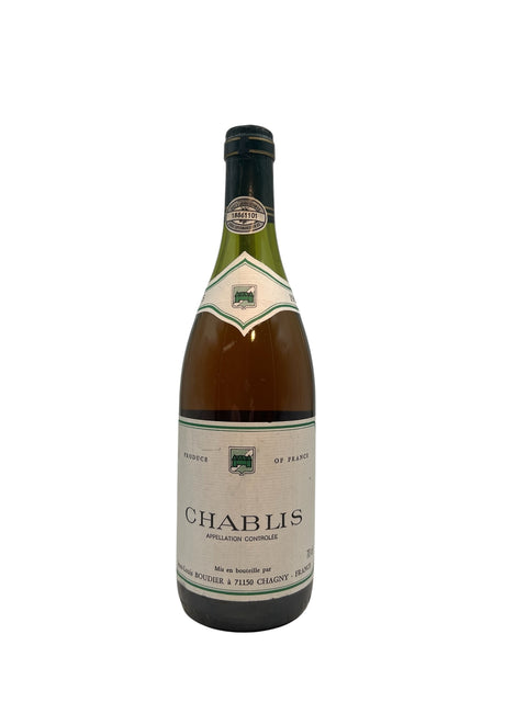 Chablis Nicolas Boudier 1985 – bottle