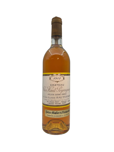 Clos Haut-Peyraguey 1982 Dessert wine – bottle