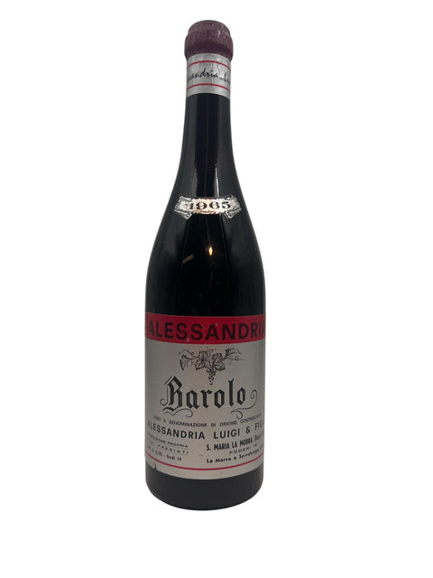 Alessandria Barolo from 1965 – bottle