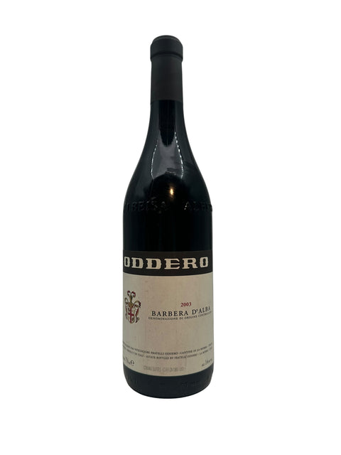 Barbera d'Alba Oddero 2003 – bottle